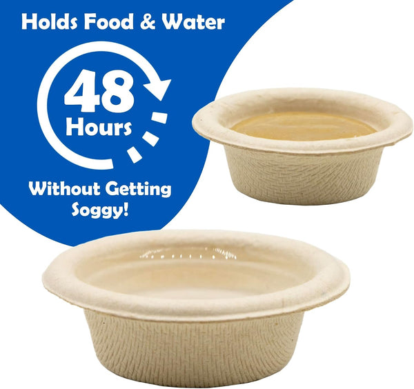 Pangea Small 0.5oz Paper Gecko Food & Water Cups, 100 ct.