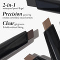 LAURA GELLER NEW YORK Sculpt-N-Stay Waterproof Brow Pencil & Gel- Blonde