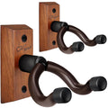 SNIGJAT Guitar Wall Mount 2 Pack, Wood Guitar Hanger Wall Hook with Screws | Guitar Wall Hook Stand, Guitar Holder Wall Mount Hanger for Acoustic
