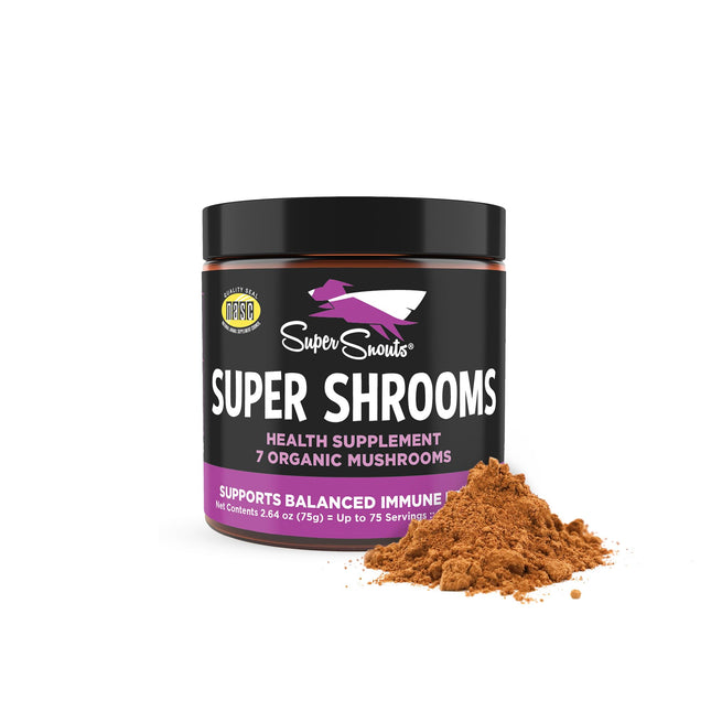 Super Snouts Super Shrooms Mushroom Immune Support Supplement for Dogs and Cats,