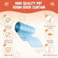 Dog Door Replacement Flaps, Doghouse or Kennel Door Flap, Pet Products and Supplies?Safe Plastic Vinyl Strip for DIY Doghouse or Cat Door (7.9 in
