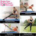 Ankle Resistance Bands with Cuffs, Ankle Bands for Working Out, Ankle Resistance Band for Legs and Glutes Workout Equipment, Butt Exercise