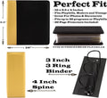 2Fold Binder for Holding Broadway Play Program and Theater Programs with 30 Custom Sheet Protectors - PU Leather - Fits Programs from Mid 1980S to