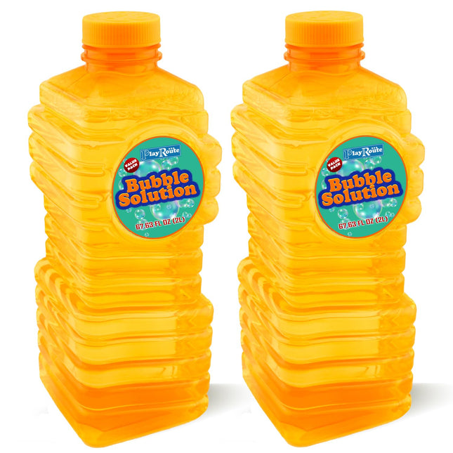 Bubble Solution | Bubbles Refill Solution 4L/136Oz. | 2-Pack Ready to Use Soluti