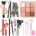 Makeup Set Kit for Women Girls Teens, Makeup Present Set, Includes 9 Color Eyeshadow, Counter Stick, Foundation, Eyebrow Pencil, Eyeliner,