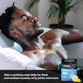 Epsom Salt Bath Bombs with Arnica (4 Pack) | Magnesium Recovery Soak for Sore Muscles, Post-Workout Relief & Relaxation | Eucalyptus, Turmeric &