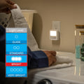 GE LED Motion Sensor Night Light, Plug-in, Dusk-to-Dawn Sensor, 20 Lumens, Soft White, Ideal for Bedroom, Bathroom, Kitchen, or Hallway – 40865 (1
