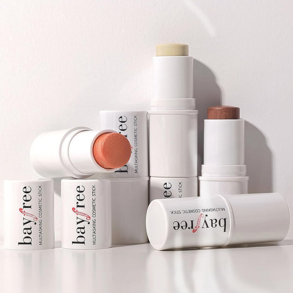 bayfree 3 PCS Makeup Cream Contour Stick Set, Highlighter Stick & Bronzer Stick & Blush Stick, Long Lasting, Natural Face Contour, Dewy & Matte