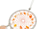 Mini Dream Catchers - Rooster Feather with Red Agate, Handmade Small Dreamcatcher for Bedroom, Dream Catcher for Girls, Dream Catchers for Boys,