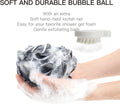 8Pack Bath Brush Set -Shower Loofah Sponge with Long Handled,Natural Loofah Exfoliating Back Scrubber for Shower, Luffa Pouf,Scalp Massager and 4