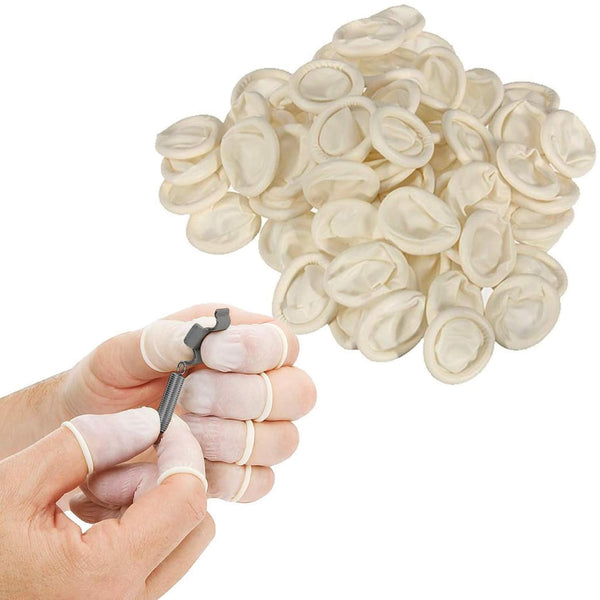 MountainAir 250 Pcs Finger Cots - Disposable Finger Gloves - Rubber Finger Covers for Finger Tips - Electronic Repairs and More – Rubber Fingers