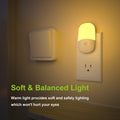 MAZ-TEK Plug in Motion Sensor Dimmable Night Light, Soft Warm White LED Nightlight with Dusk to Dawn Motion Sensor, Adjustable Brightness for