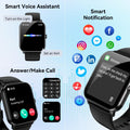 Smart Watch, 1.85" Smartwatch for Men Women (Answer/Make Call), Heart Rate, Sleep Monitor, Pedometer, 120+ Sport Modes Activity Tracker, IP68