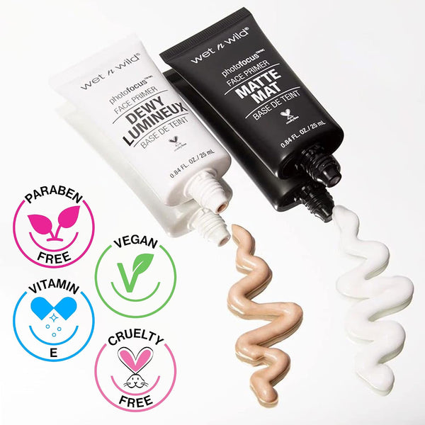 wet n wild Photo Focus Matte Face Primer - Partners in Prime 0.84 Fl Oz (Pack of 1)