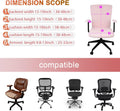 Tallew 4 Pieces Office Chair Covers Set Computer Universal Protective Stretchable Chair Seat Covers Desk Armrest Slipcovers Pads Office Cushion