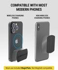 Scosche MXDM Magnetic Phone Holder for Car, Dashboard Cell Phone Holder with Extra Strong Magnet and Thick Metal Plate, Car Mount Cellphone Stand