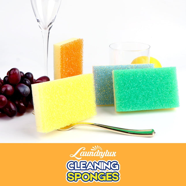 Scrub Sponge, Dual-Sided Temperature-Responsive Scrubber - Non-Scratch - Multipu