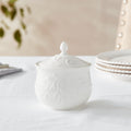 Lenox Opal Innocence Carved Sugar Bowl -,White 1.00 LB Sugar Bowl