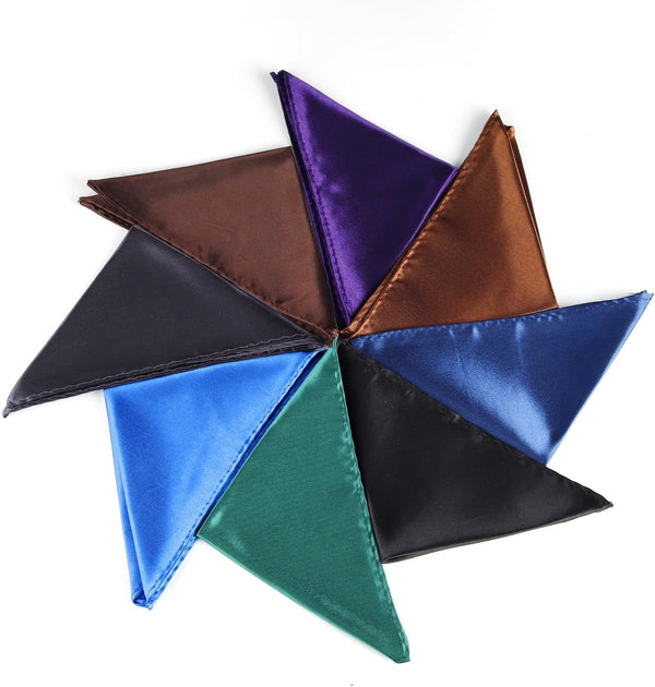 MONOTONOUS Mens Pocket Squares Handkerchief For Wedding Party, 8.6" x8.6" (Pack of 30)