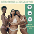 Maxpearl Wax Beads for for Brazilian/Coarse Hair, 10.5oz/300g, Dark Green