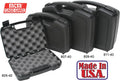 MTM 805-Single Pistol Handgun Case Up to 4" Revolver Barrel, USA Made Single Black