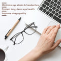 Ultralight Blue Light Glasses for Women - 99% Protection Computer Glasses for All Day Comfort - anti UV Glare & Eyestrain