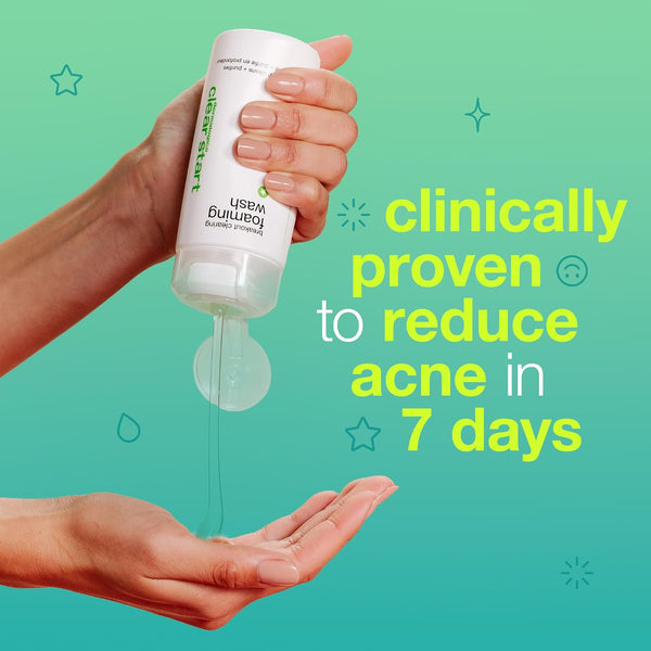 Dermalogica Clear Start Breakout Clearing Foaming Wash - Acne Face Wash with Salicylic Acid & Tea Tree Oil - Dive Into Pores to Clear, Soothe, &