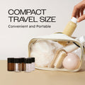 Beauticom 2ML Clear Glass Vial 12 Pieces with Orifice Reducer and Dropper Top