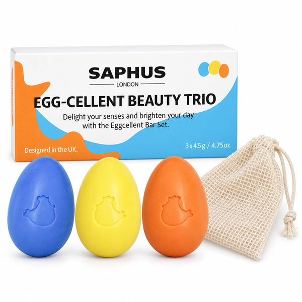 Mini Egg Shampoo Bar Set – 3 Solid Shampoo Sampler Bars, Travel Size, Sulfate-Free, Zero Waste Hair Care Gift Set for Women & Travel