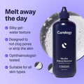Curology Micellar Water Makeup Remover, Waterproof Eye and Face Make up Cleansing Water, Gentle and Hydrating, Silky Gel-Water Concentrate, 8.5 Fl Oz