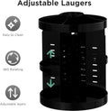HBlife Extra Large 360 Rotating Makeup Organizer Adjustable Carousel Large Capacity Revolving Perfume Organizer Skincare Organizers Cosmetic