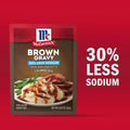 Mccormick 30% Less Sodium Brown Gravy Mix, 0.87 Oz (Pack of 12)