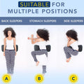 Hapiclody Lumbar Support Pillow for Sleeping Memory Foam Lumbar Pillow for Lower Back Pain Relief Back Support Pillow for Side,Back and Stomach