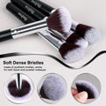 Makeup Brush Set, SOLVE 32 Pieces Professional Makeup Brushes Wooden Handle Cosmetics Brushes Foundation Concealer Powder Face Eye Make up Brushes