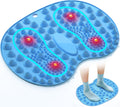 Foot Massager Mat 2PCS, Foot Reflexology Mat with Magnetic Therapy, Standing Desk Mat Acupressure Mat for Feet Relaxation, Pressure Point Mat for