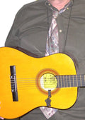 Classical Guitar, Mariachi or Ukulele Strap with Adjustable Length Neck Loop and No-Mar J Hook Mariachi Black Nylon