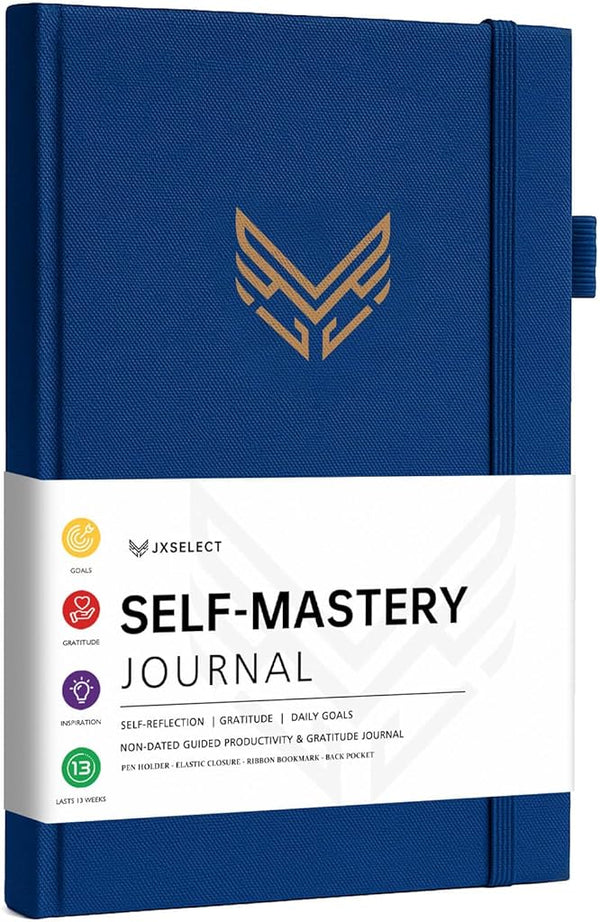 JXSELECT Self-Mastery Journal for Women - Gratitude Journal - Self Care Journal for Happiness, Mindfulness, Positivity & Reflection - the Kaizen
