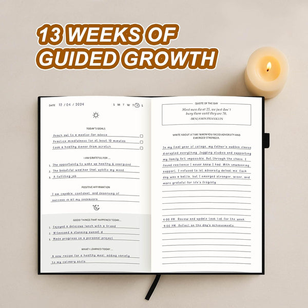 JXSELECT Self-Mastery Journal for Women - Gratitude Journal - Self Care Journal for Happiness, Mindfulness, Positivity & Reflection - the Kaizen