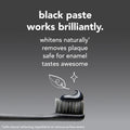 Hello Epic Whitening Charcoal Fluoride Free Toothpaste, Activated Charcoal Toothpaste with Coconut Oil, Whitens Teeth Naturally, SLS Free, Fresh
