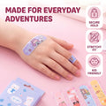 20 Pcs/Box Adhesive Bandages, Random Color Waterproof Band Aid, Cute Kids Bandages, Elastic Sticker,Cartoon Aid Patches Random Styles Adhesive