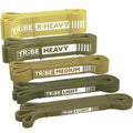 Long Resistance Bands for Working Out Men and Women - Set of 5 Pull-Up Bands, Rubber Handles and Door Anchor - Workout Bands Resistance for Men -