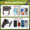 Industrial-Strength Magnetic Phone Holder for Golf Carts - 360° Adjustable | Quick Release, Secures iPhone 15 Pro/Samsung S24 Ultra on EZGO/Club