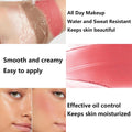 3Pcs Cream Contour Stick Makeup Kit, Shades with Highlighter, Blush and Bronzer Contour Stick for Sculpt the Cheeks, Long Lasting, Waterproof,