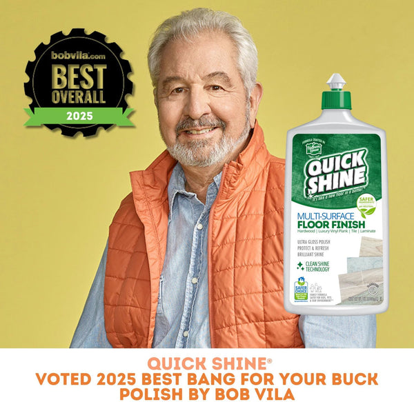 Quick Shine Multi-Surface Floor Finish 27 oz-2 Pk, Deep Rich Shine 27 oz. 27 Fl Oz (Pack of 2)
