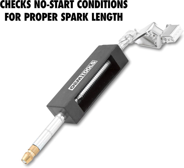 OEMTOOLS 25069 Adjustable Ignition Spark Tester, Spark Plug Tester for Small Engines and Large Engines, Spark Load Tester, Spark Plug and Ignition