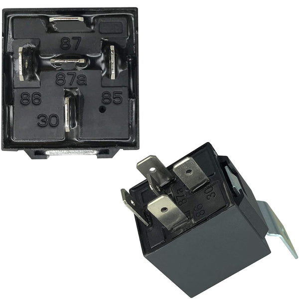 80/60Amp 12V 5-pin Relay Kit, SPDT 12-Volt Automotive Relay with Heavy-Duty Pigtail, 6-Pack 6 relays