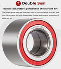 6PCS Wheel Bearings Kit & Front Wheel Shaft Seal for Can-Am Defender/Commander/Maverick/Outlander/Renegade Replaces # 293350040, 705400088,