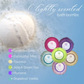 Organic Bath Bombs Gift Set - 6XL Natural Bath Bombs with Shea Butter, Coconut Oil, Essential Oils and 6 Botanic Scents. Ideal Easter Holiday,