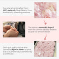 PLANTIFIQUE Rose Quartz Gua Sha Tool Ã¢ÂÂ Anti-Aging Face Massager & Jawline Shaper for Skincare Routine Ã¢ÂÂ Facial Massage & Skin Care Gift