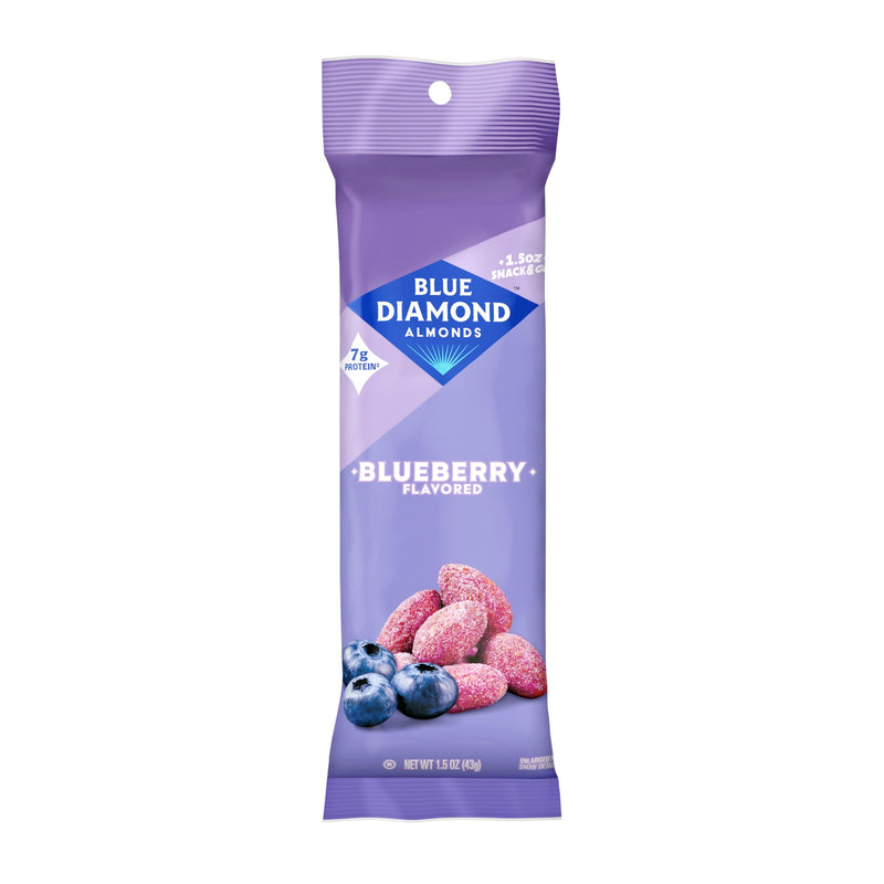 Blue Diamond Almonds, Oven Roasted Blueberry, 1.5 Ounce (Pack of 12) Blueberry 1.5 Ounce (Pack of 12)